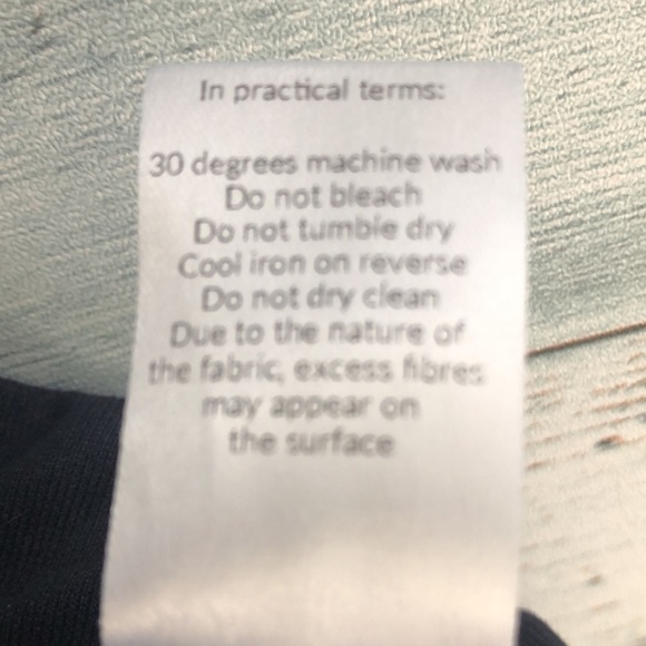 Saint + Sophia Chelsea Wide Leg Navy Jersey Pant 16 - Picture 6 of 10